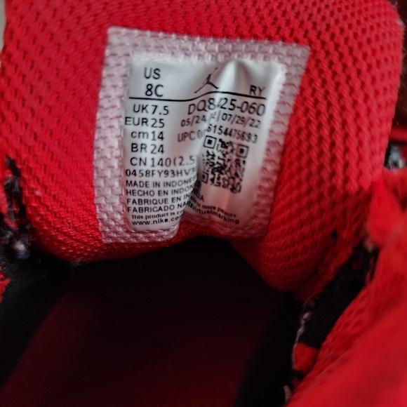 GUC ✅️ 8C Jordan 1 Mid TD Child Toddler - Picture 8 of 8